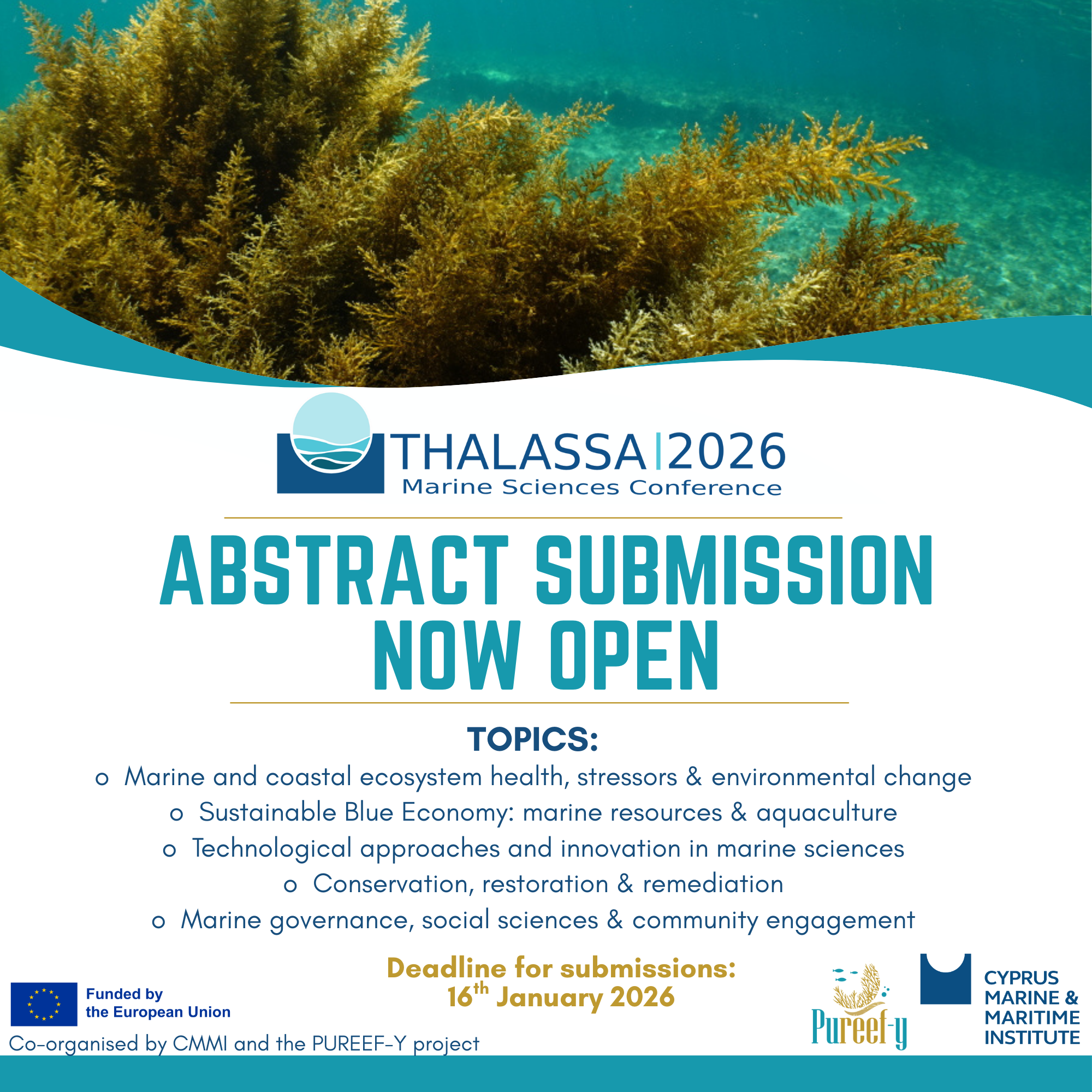 Thalassa 2026 Marine Sciences Conference – Abstract Submission