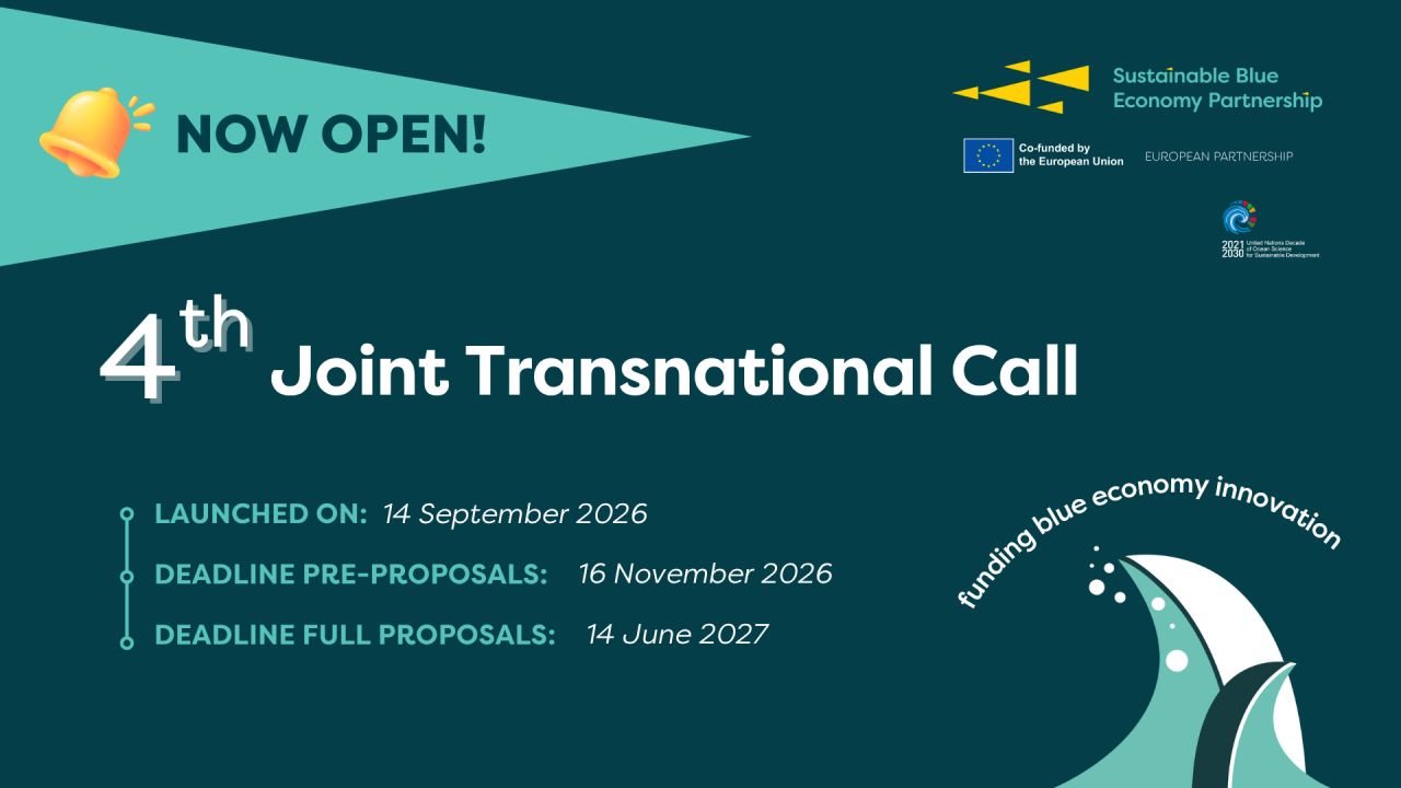 Sustainable Blue Economy Partnership Launches Fourth Transnational Call